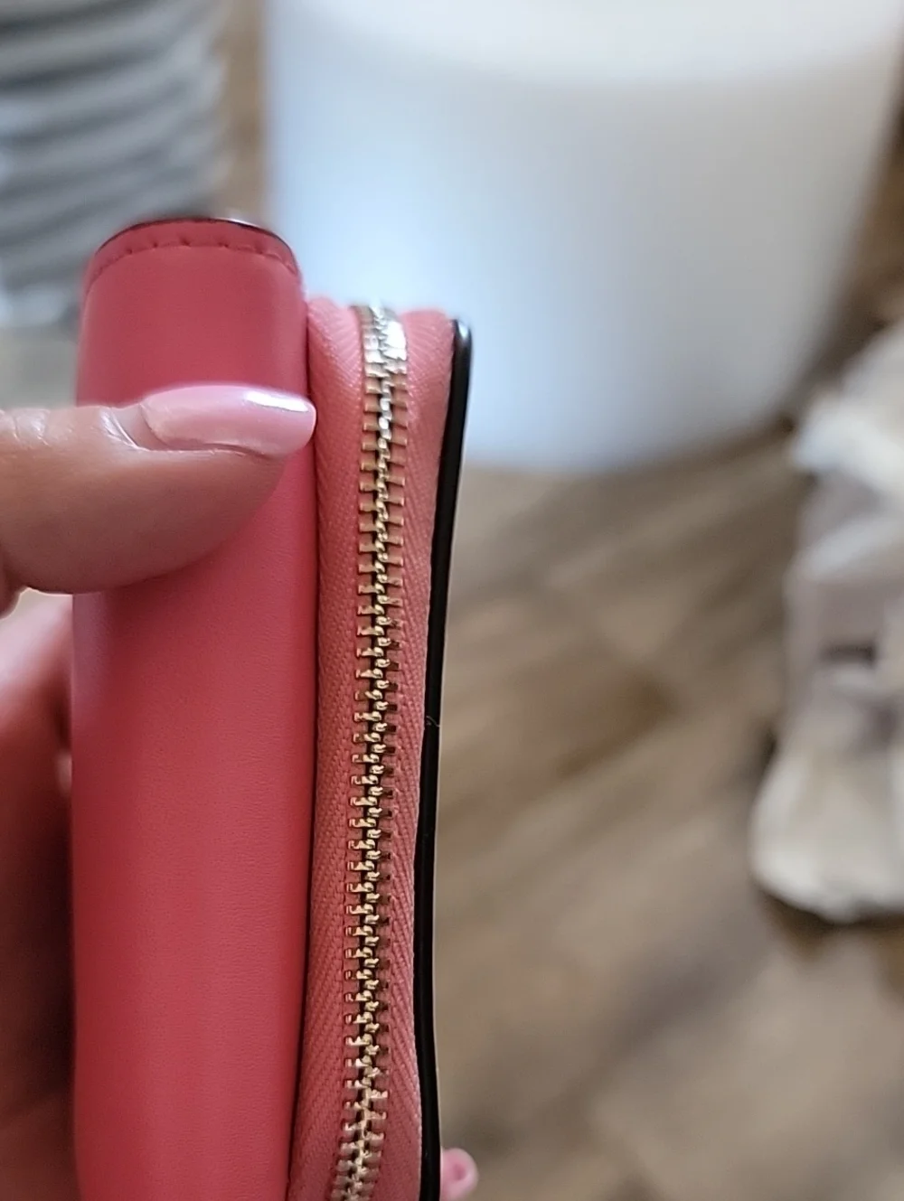 kate spade Picnic In The Park Small Trifold Wallet With Strawberries